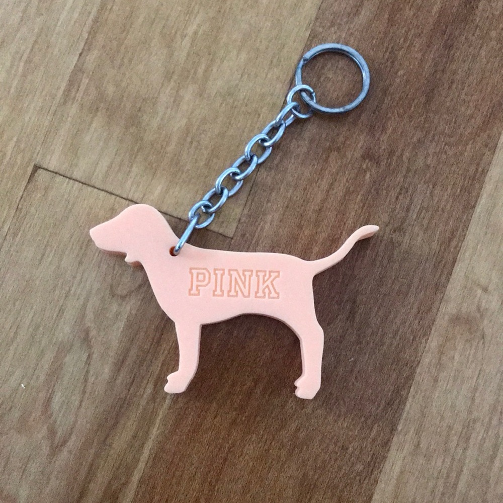 PINK Doggy Keychain